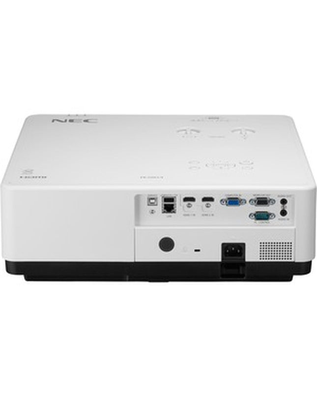 NEC PE506UL WUXGA projector displaying bright, clear images with 5200 lumens, ideal for home theater and electronic entertainment