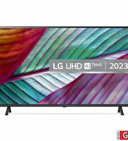 LG 43-inch 4K Ultra HD LCD Smart TV with direct-LED backlighting, ideal for home entertainment and video streaming.
