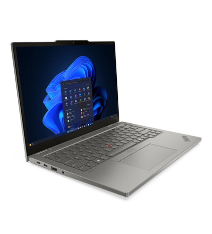 Lenovo 13.3-inch ultrabook laptop with Intel Core i7, 16GB RAM, 512GB SSD, QWERTY Spanish keyboard, lightweight design.