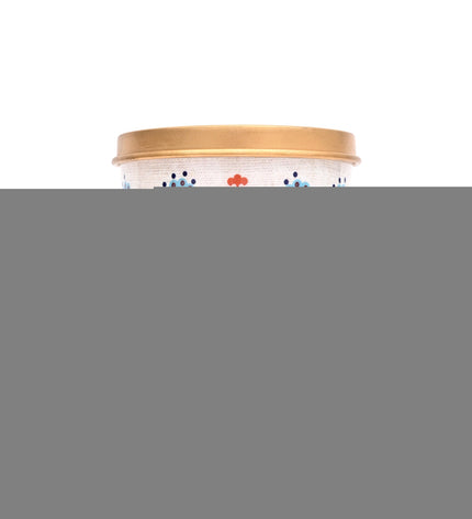 Large Round Enamel Box with Lid – Kitchen & Home Storage Jar