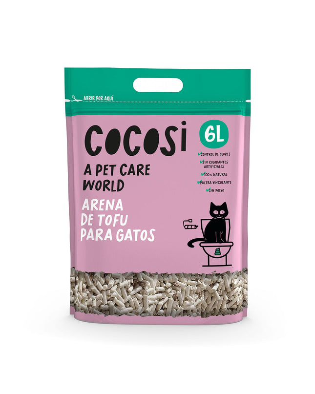 Cocosi kattenbakvulling, natuurlijke katoenen kattenbakgrond, fluffy and absorbent for clean litter box use