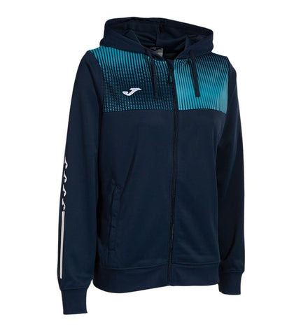 Blue Joma Sport Eco Super Nova women's sport jacket for outdoor activities, shown on a plain background.