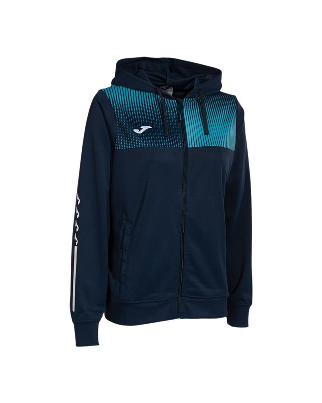 Blue Joma Sport Eco Super Nova women's sport jacket for outdoor activities, shown on a plain background.