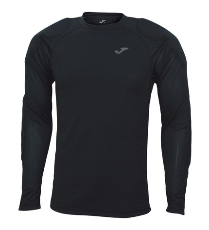 Joma Sport men's long-sleeve football T-shirt, black with logo, designed for sport and outdoor activities.
