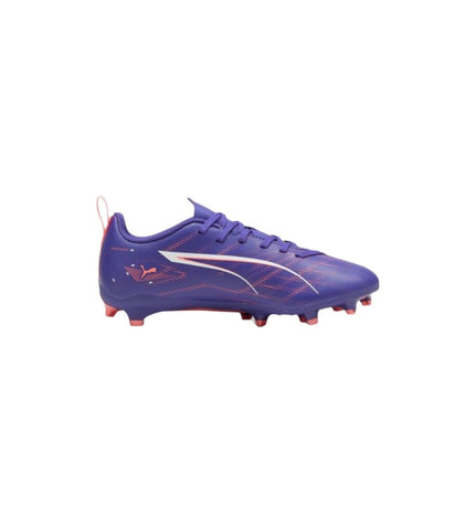 Puma Ultra 5 Play purple football cleats, sport and outdoor soccer shoes with FG/AG studs, designed for optimal performance