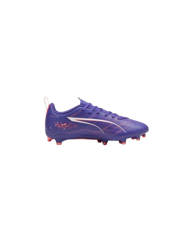 Puma Ultra 5 Play purple football cleats, sport and outdoor soccer shoes with FG/AG studs, designed for optimal performance