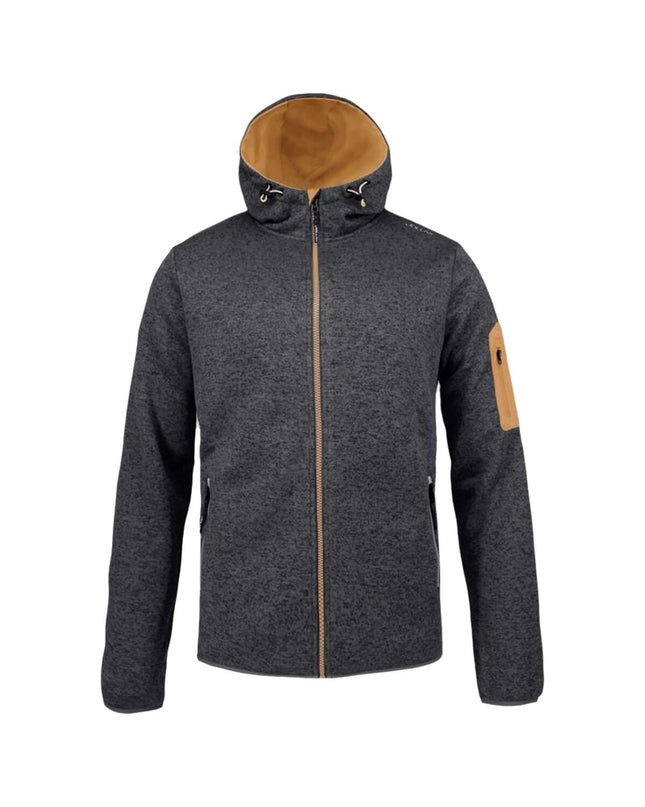 Uniseks Joluvi fleece voering voor outdoor en kamperen, antraciet kleur, geschikt voor wandelen en outdoor activiteiten.
