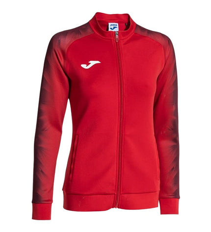 Joma Sport Elite XI men's sports jacket, black with contrast details, lightweight outdoor sportswear for active wear.