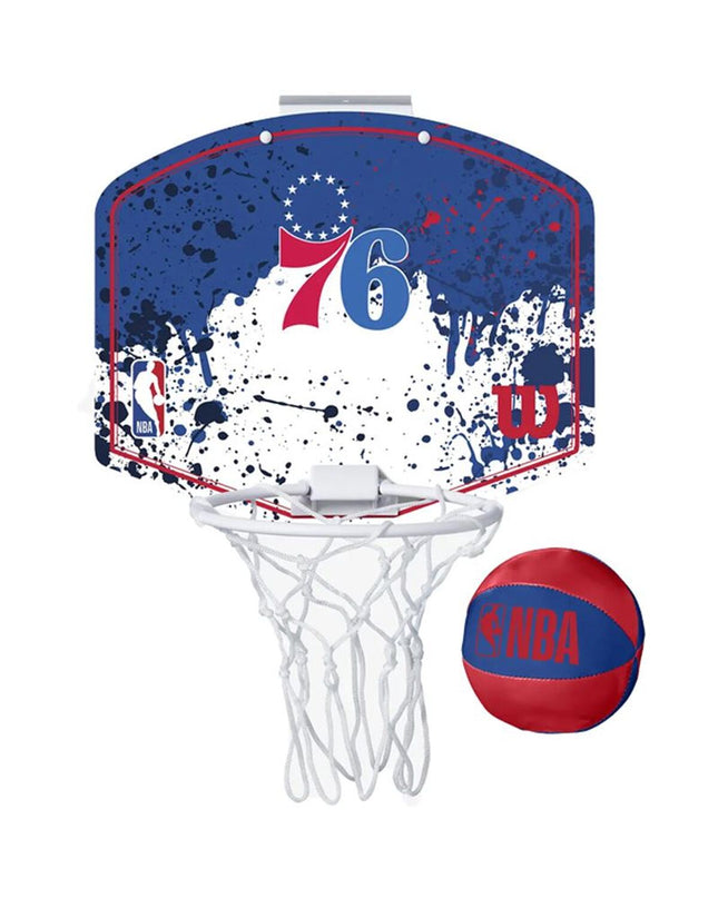 Wilson Philadelphia multicolour basketball for outdoor sports, showing a vibrant multicolored design on the ball.