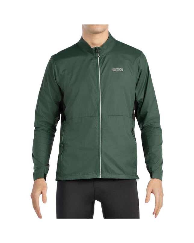 Olive green +8000 Windcheater Jas for outdoor activities, lightweight windbreaker suitable for camping and hiking.