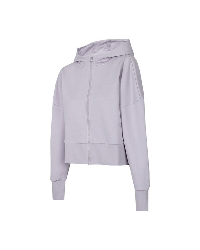 Dames sportjack in blauw from 4F, designed for outdoor activities, with a fitted style and lightweight fabric.