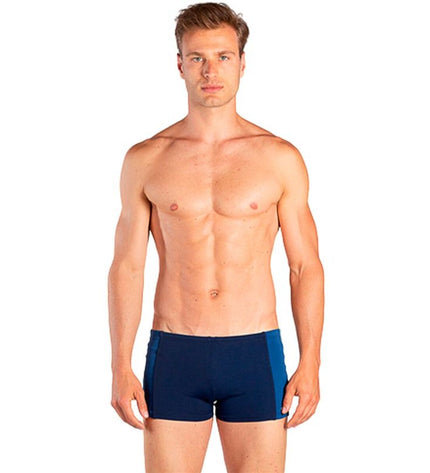 Blue men's Aquarapid sports swim shorts with a quick-dry fabric, suitable for watersports and outdoor activities.
