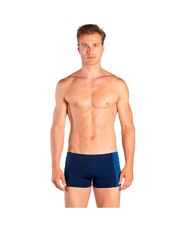 Blue men's Aquarapid sports swim shorts with a quick-dry fabric, suitable for watersports and outdoor activities.