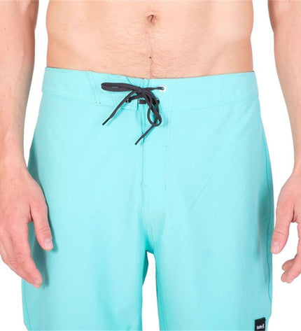 Hurley Phantom OO Solid men's water sport swim shorts in black, lightweight and quick-drying for outdoor watersports.