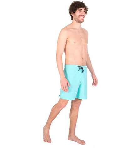 Hurley Phantom OO Solid men's water shorts for sports and outdoor watersport activities, displayed on a hanger.