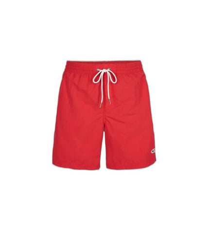 O'Neill Vert Swim 16" men's red swim shorts for watersport and outdoor activities, featuring a sporty design and quick-dry fabric.