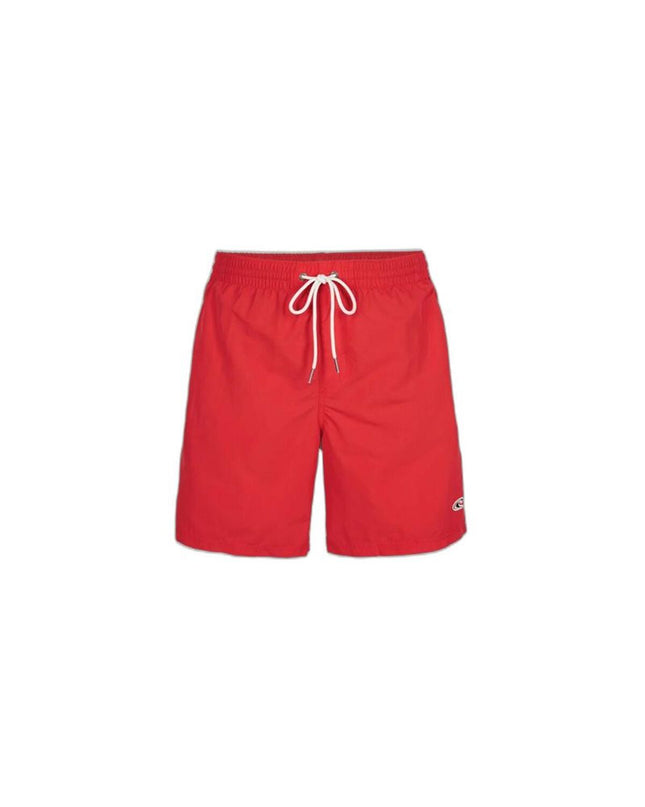 O'Neill Vert Swim 16" men's red swim shorts for watersport and outdoor activities, featuring a sporty design and quick-dry fabric.