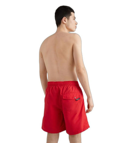 Red O'Neill Vert Swim 16" men's swim trunk for watersports, featuring sporty design and comfortable fit.