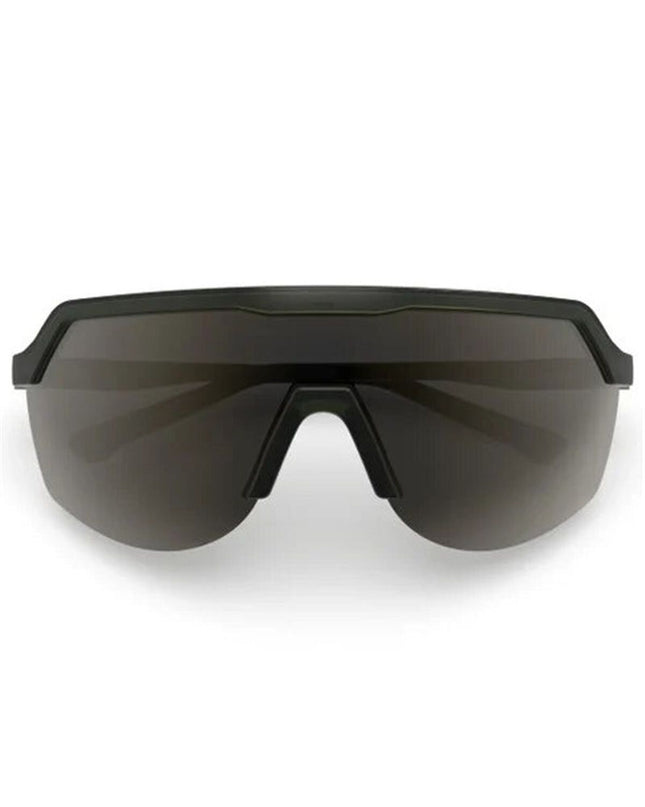 Uniseks Spektrum Sport en outdoor zonnebril met blank bio frame en polarized lenses, designed for outdoor activities and fans.