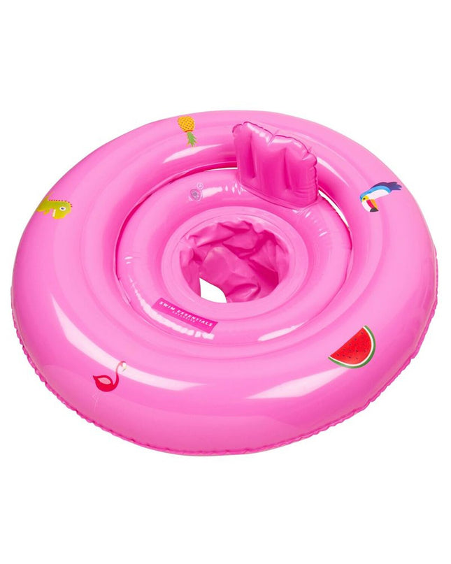 Pink inflatable float from Swim Essentials 2020SE23, designed for swimming and outdoor relaxation, featuring a comfortable, buoyant design.