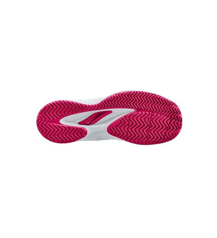 Wilson Street Padel sport shoes for adults in white, designed for outdoor tennis and padel games, featuring a sleek athletic style.