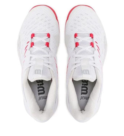 Wilson Street Padel sport shoes for adults in white, designed for outdoor tennis and padel play, featuring a supportive athletic fit.