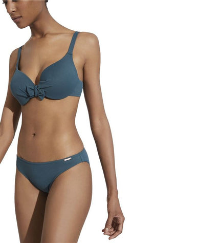 Blue Ysabel Mora bikini for sport and watersport activities, featuring a comfortable, supportive design suitable for outdoor water adventures.