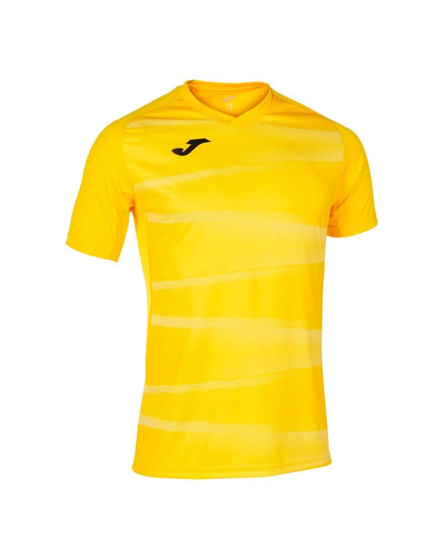Joma Sport voetbalshirt in size S, sporty design with logo, suitable for outdoor soccer and sports activities.
