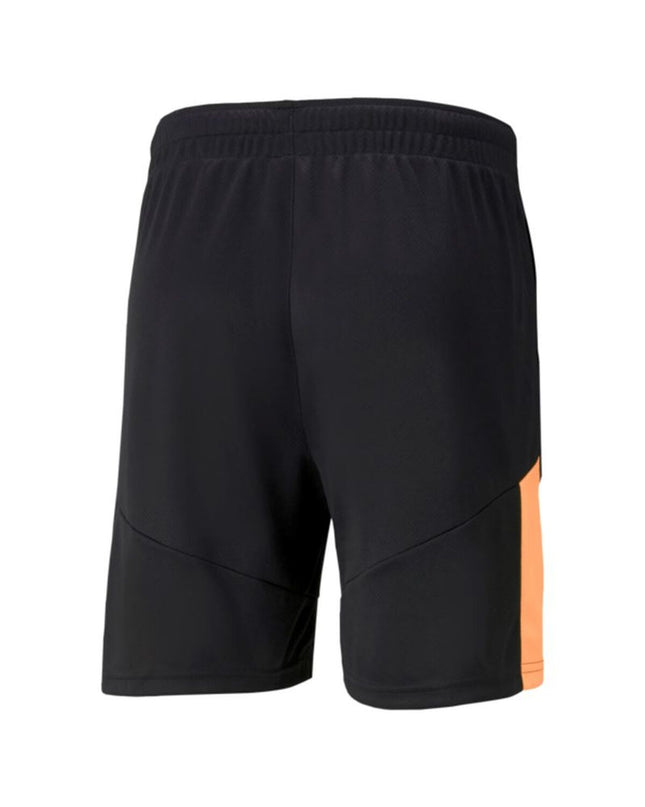 Black Puma Individual Final sports shorts for football, made for outdoor sports and athletic activities.