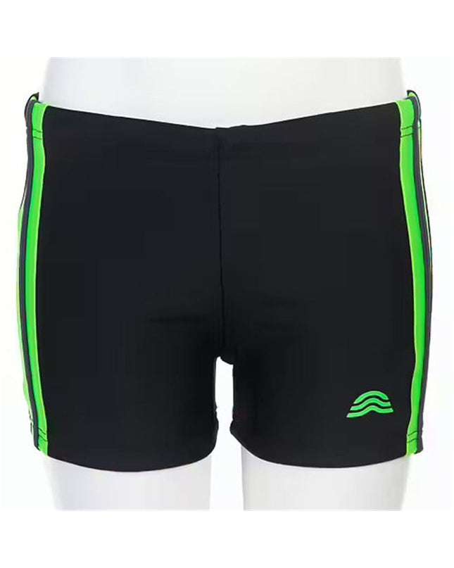 Children's Aquarapid swim romper in vibrant lime green, suitable for watersports and outdoor activities.