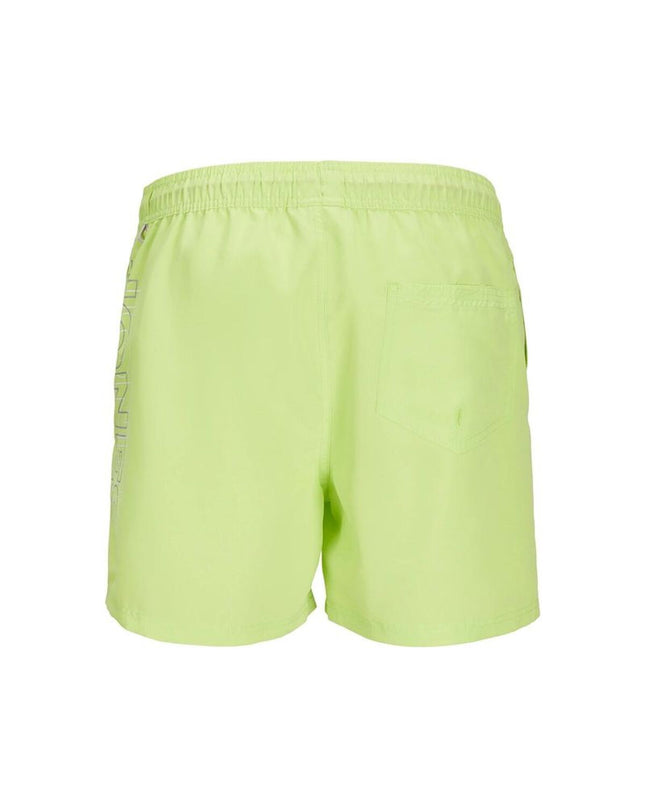 Children's Jack & Jones light green swim jammer for kids, suitable for sports and watersports, with a comfortable fit.