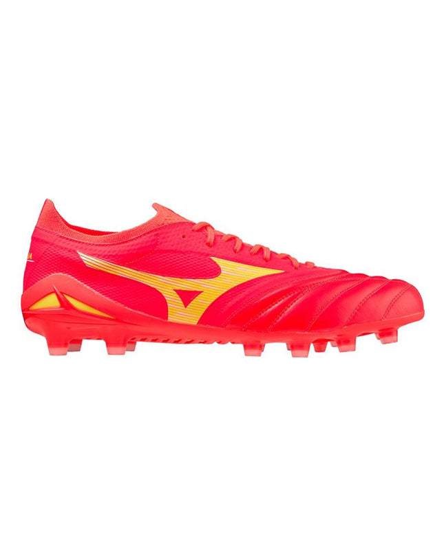 Mizuno adult football boots, sport and outdoor footwear, shown in black with white accents, designed for soccer performance.
