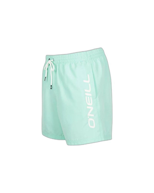 O'Neill men's aquamarine swim trunks for water sports and outdoor activities, featuring a sporty design and comfortable fit.