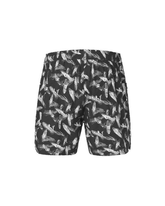 Picture Herenzwembroek zwart, sport en outdoor watersport zwembroek for men, featuring a sleek black design.