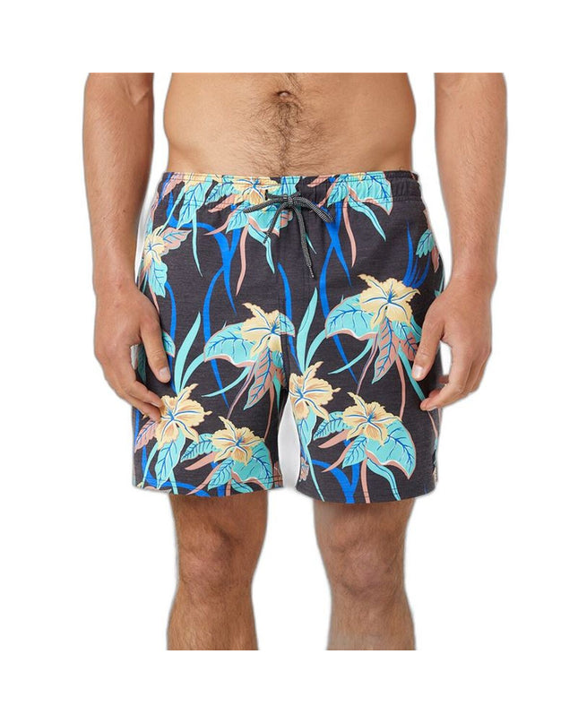 Rip Curl men's swim trunks for watersports, featuring quick-dry fabric and a sporty design in black with logo detailing.
