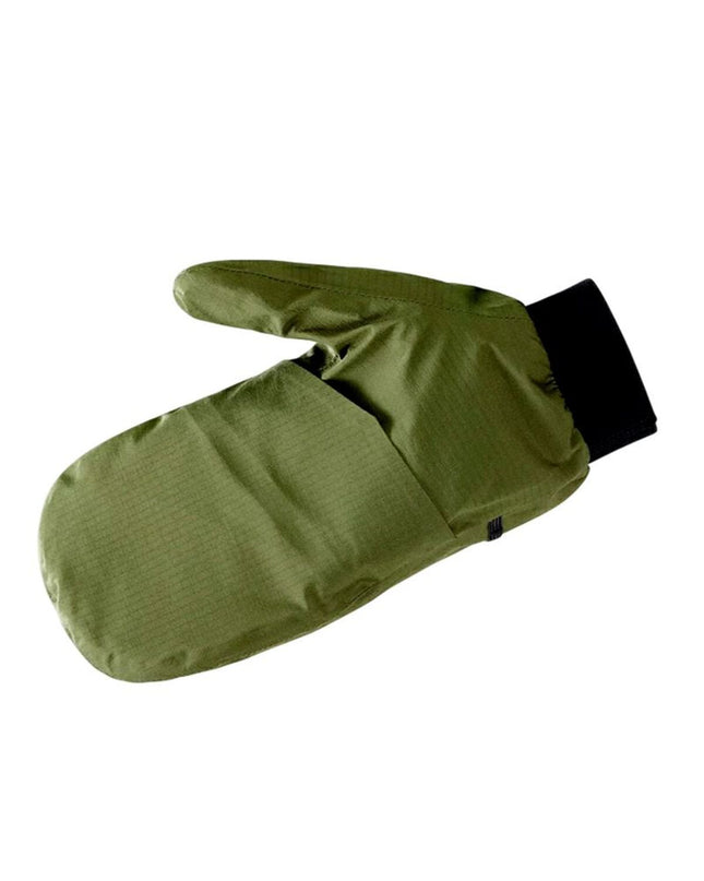 Salomon outdoor gloves for camping and hiking, black with textured palms and adjustable wrist straps.