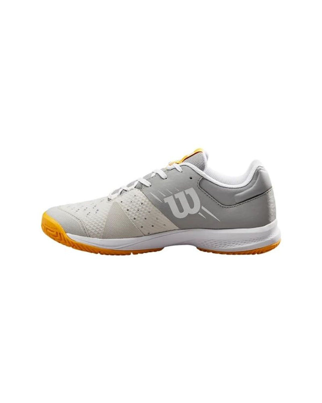 Wilson Kaos Comp 3.0 men's tennis shoes with breathable mesh and supportive soles, designed for optimal performance on the court.