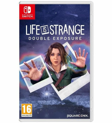 Square Enix Double Exposure Switch video game cartridge for Plug & Play game console, showing game cover art and branding.