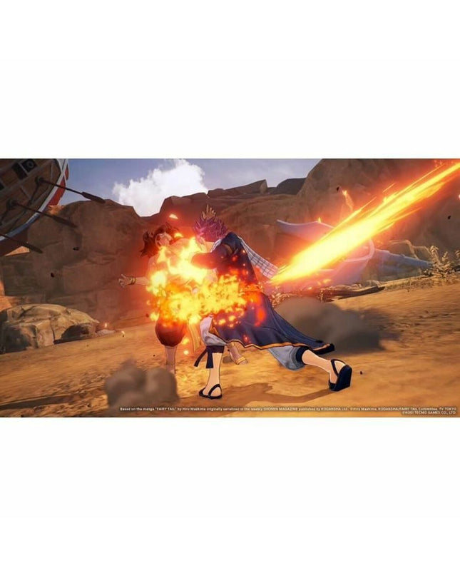 Koei Tecmo Fairy Tail 2 Switch videogame in a colorful plastic case, designed for plug and play electronic game consoles.