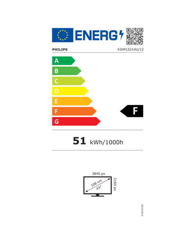 Philips 43-inch 4K Ultra HD Smart TV with slim black frame and screen displaying vibrant colors, ideal for home entertainment.