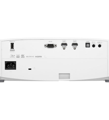 Optoma A9PV7KJ01AZ2 4000 Lm 3840x2160 px Full HD projector displaying a vibrant image in a home theater setup