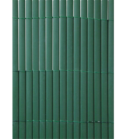 Green PVC oval garden fencing panel by Nortene, 1x3 meters, outdoor decorative plastic fence for garden boundaries.