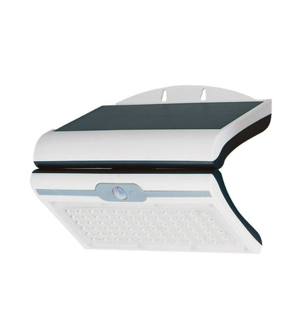 EDM LED outdoor garden light with motion sensor, 6W, 430 lumens, white finish, 6500K daylight, suitable for exterior decoration
