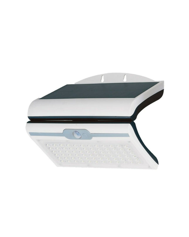 EDM LED outdoor garden light with motion sensor, 6W, 430 lumens, white finish, 6500K daylight, suitable for exterior decoration