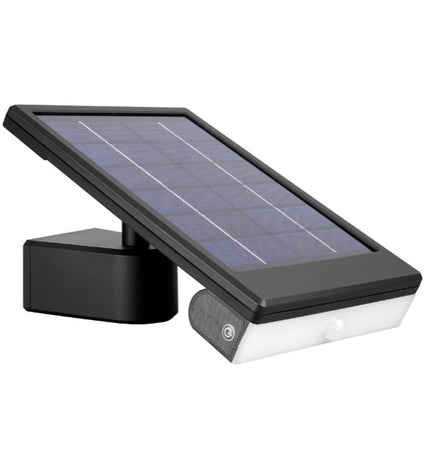 Black EDM Wandlamp EDM 31854 outdoor LED garden light with 6W power and 720 lumens, 6500K color temperature, for outdoor decor.
