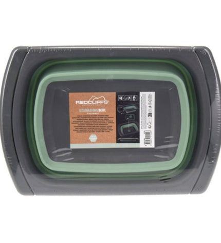 Redcliffs foldable camping sink for outdoor use, featuring a compact design suitable for camping and hiking activities.