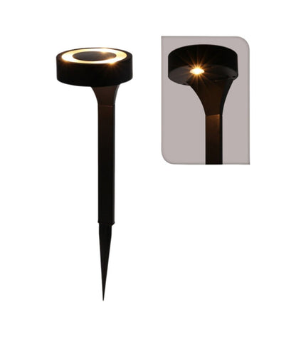 Black plastic garden marker from IPAE Progarden, outdoor garden decoration with a sleek, durable design for outdoor plant labeling.
