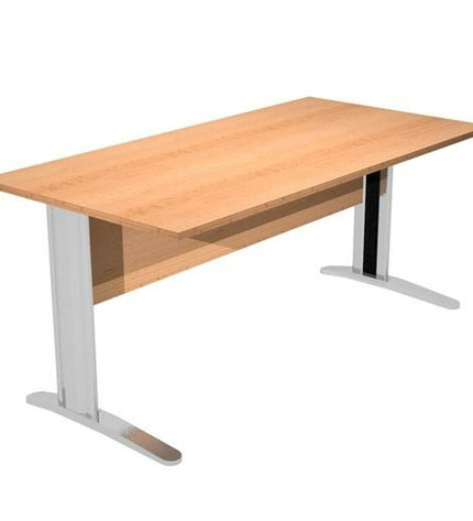 Artexport Presto Bruin metal and melamine bureau with dimensions 160x80x72 cm, suitable for home or kitchen use.