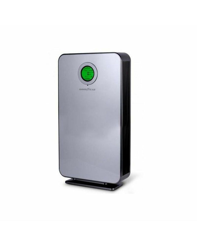 Silver Goodyear GY1520AP 40W portable air purifier for home and kitchen, compact and modern design.