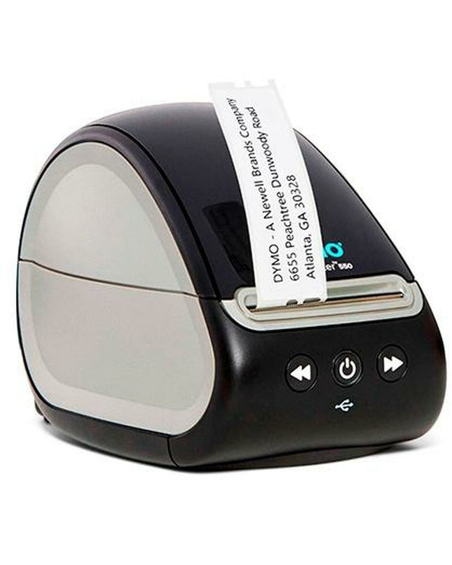 Dymo Labelwriter 550 portable electric label maker with six label rolls, ideal for office organization and labeling tasks.